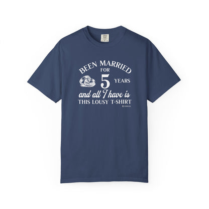 Hilarious Marriage Celebration T-shirt, Customizable Unisex Tee for Anniversary, Funny Gift, Humor Shirt, Wicked Sense of Humor Top