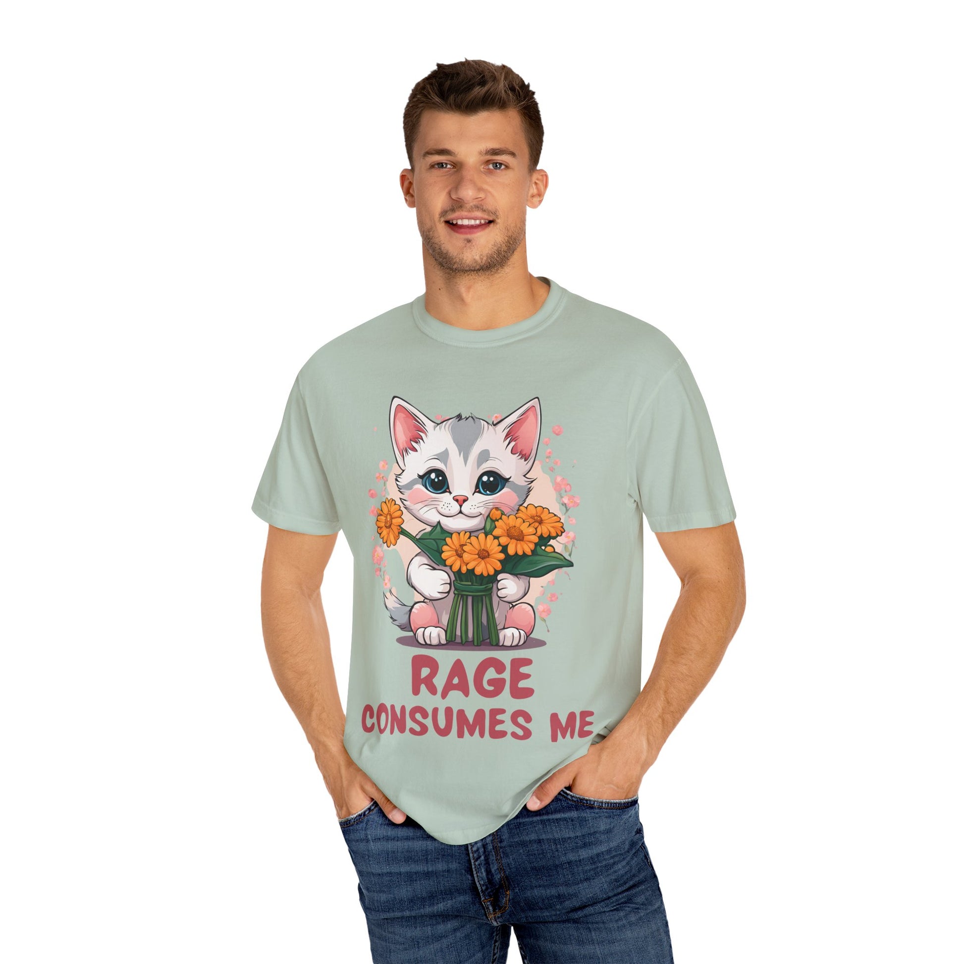 Funny Kitten T-Shirt, Cat Lover Tee, Cute Feline Graphic Shirt, Humorous Pet Owner Top, Animal Rage Quote Apparel - Quirkside Creations