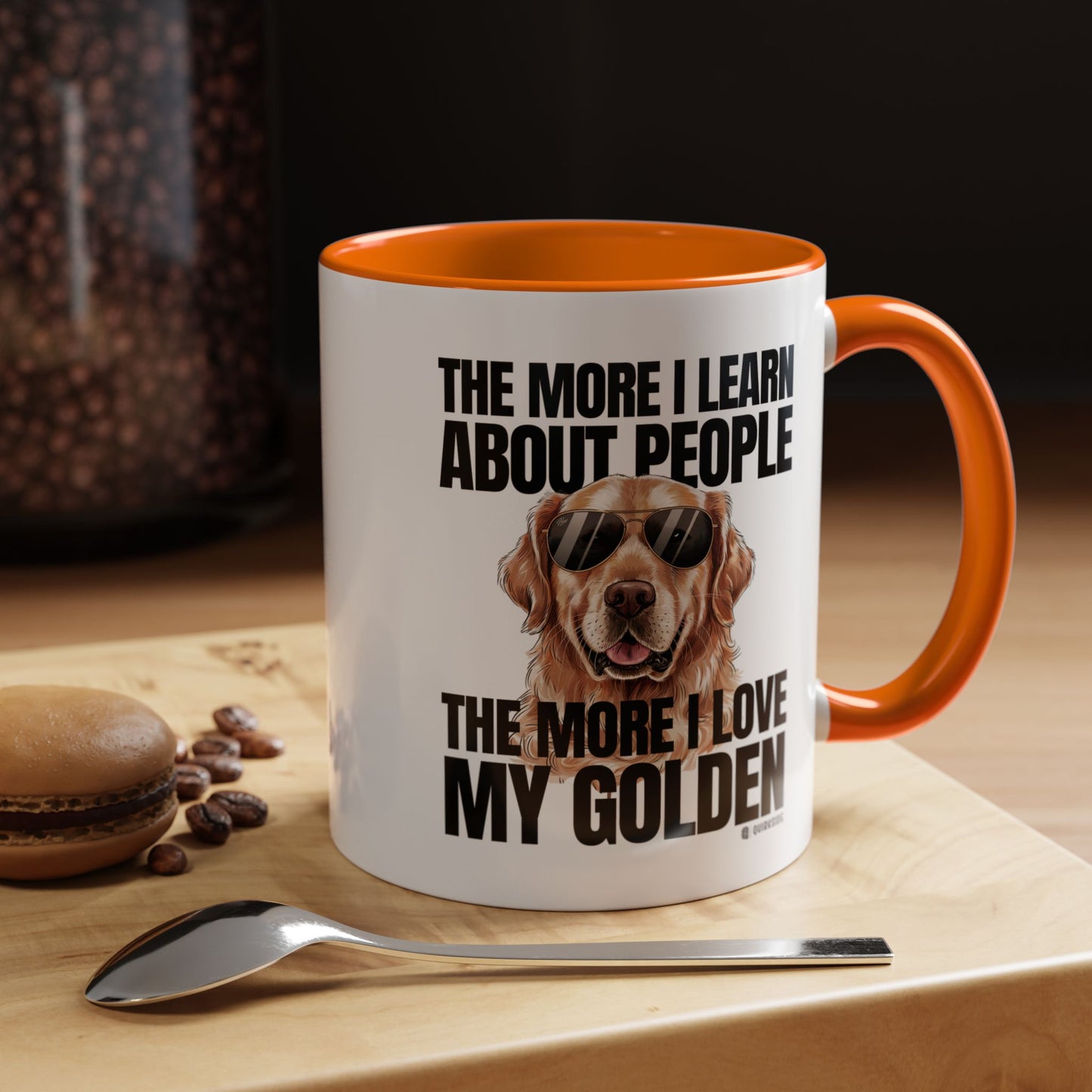 Golden Retriever Love Coffee Mug - Funny Dog Mug, Pet Owner Gift, Personalized Mug, Animal Lover Gift, Birthday Gift