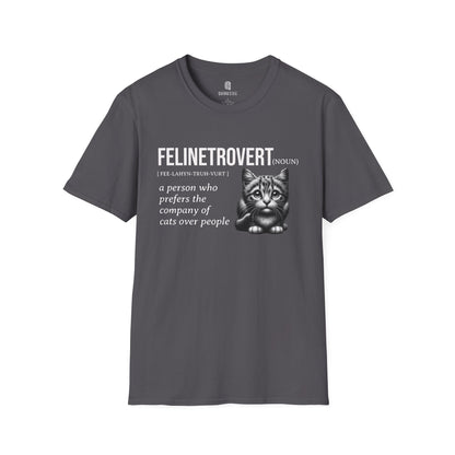Cat Lover Unisex Softstyle T-Shirt, Cute Tee for Cat Lovers, Cat Lady Shirt, Funny Cat Tee, Cat Mom Gift, Cat Dad Shirt - Quirkside Creations