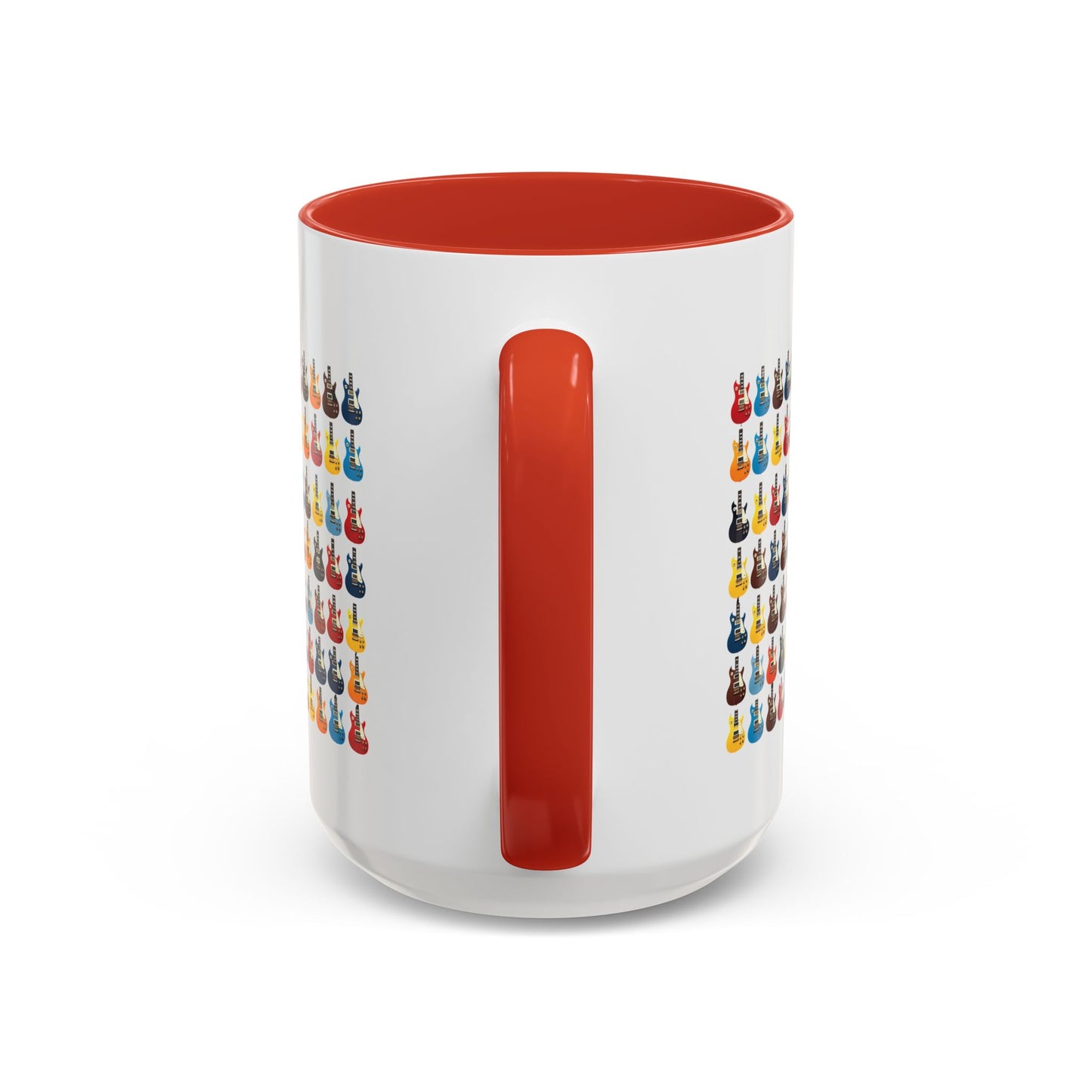Coffee Mug - Wall of Guitars Design - Music Lover Gift