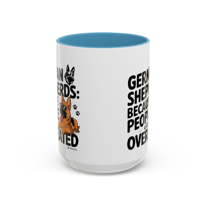 German Shepherds Coffee Mug - Funny Dog Lover Gift, Pet Parent Humor, Animal Lover Decor, Unique Holiday Present, Dog Breed Lovers