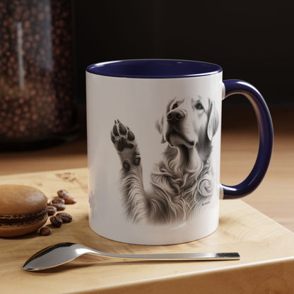 Elegant Pet Lover's Coffee Mug with Adorable Paw Prints, Dog Lover Gift, Customizable Ceramic Mug, Perfect for Pet Lovers, Home & [...]