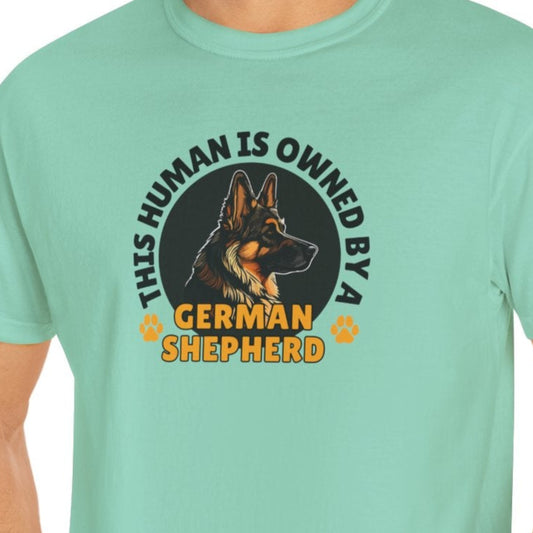 German Shepherd Dog Lover Unisex Garment-Dyed T-shirt, Parent Gift, Funny Dog Tee, Dog Mom Shirt, Gift for Dog Lovers