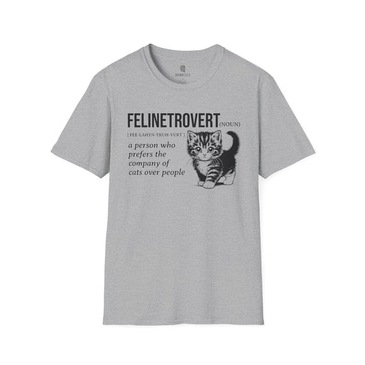 Cat Lover's Softstyle T-Shirt - Comfortable Tee for Feline Enthusiasts, Kitty Print Shirt, Animal Graphic Top, Cute Kitten T-Shirt, Pet
