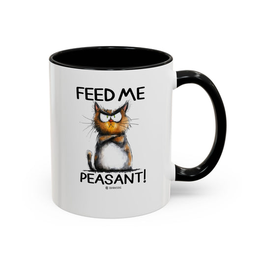 Sassy Cat Accent Coffee Mug | Funny Gift for Cat Lovers | Cute Home Coffee Mug | Unique Cat Mom Present | 11oz & 15oz Available
