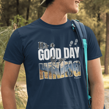 Hiking Enthusiast T-shirt, Outdoor Adventure Tee, Mountain Lover Shirt, Nature Hiker Top, Trail Explorer Tee, Great Day to be Hiking