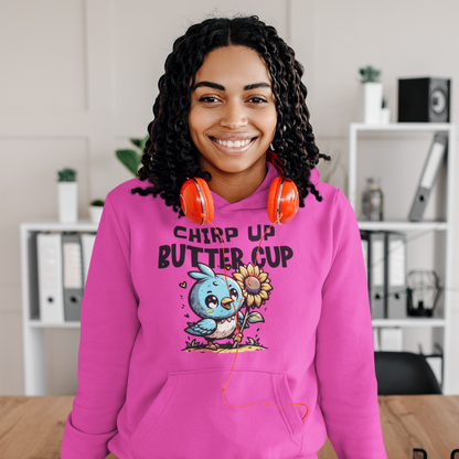 Positive Vibes Fun Pullover Hoodie Sweatshirt, Inspirational Encouragement Top, Cheerful Eco-Friendly Jumper, Colorful Optimistic Hoodie - Quirkside Creations