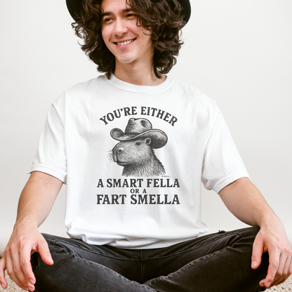 Funny Tee - Smart Fella Fart Smella