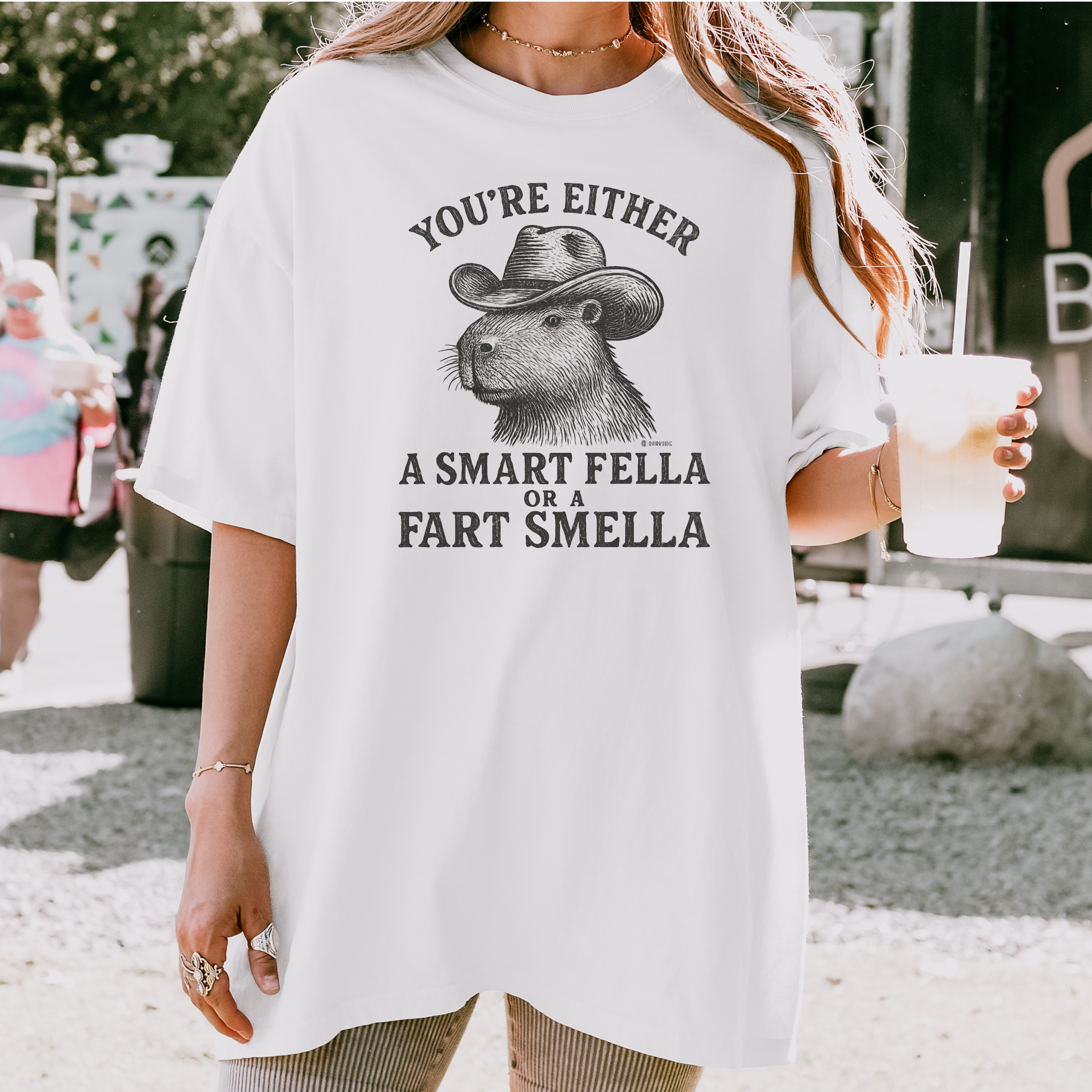 Funny Tee - Smart Fella Fart Smella