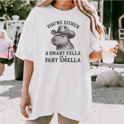 Funny Tee - Smart Fella Fart Smella