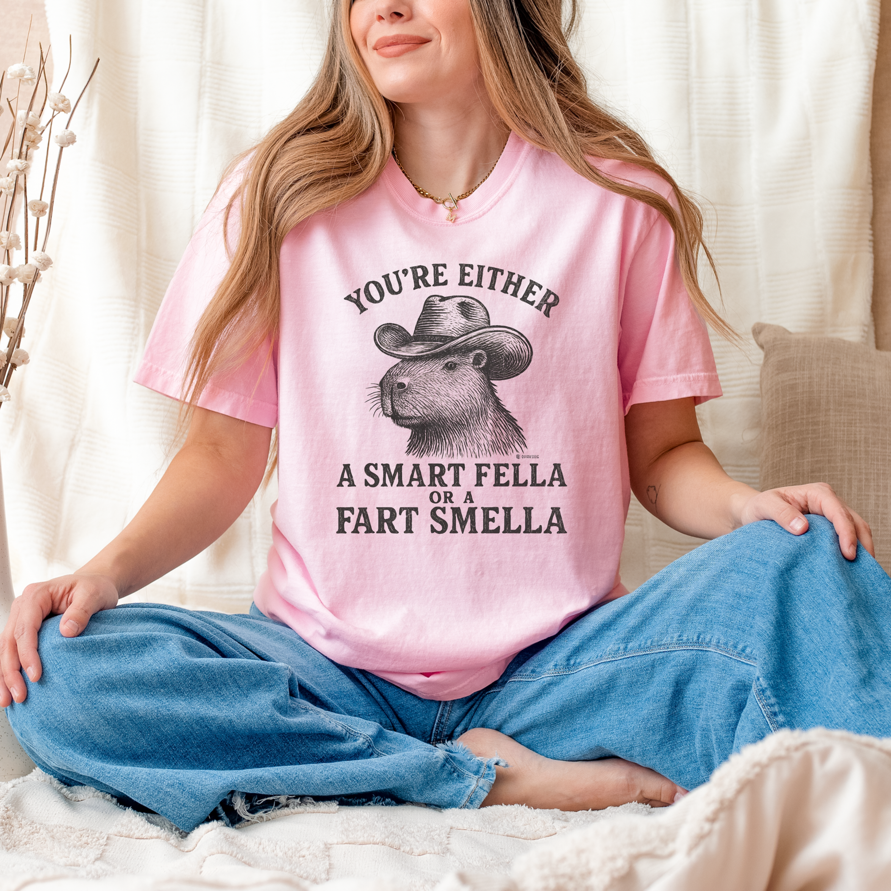 Funny Tee - Smart Fella Fart Smella