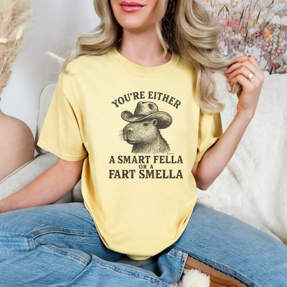 Funny Tee - Smart Fella Fart Smella