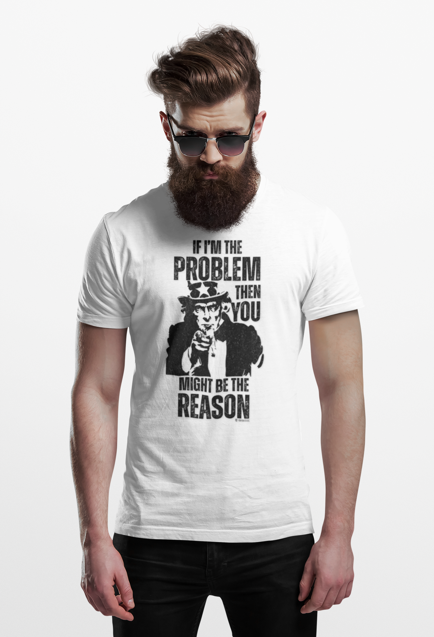 Graphic Tee Uncle Sam Hilarious Sarcastic T-shirt