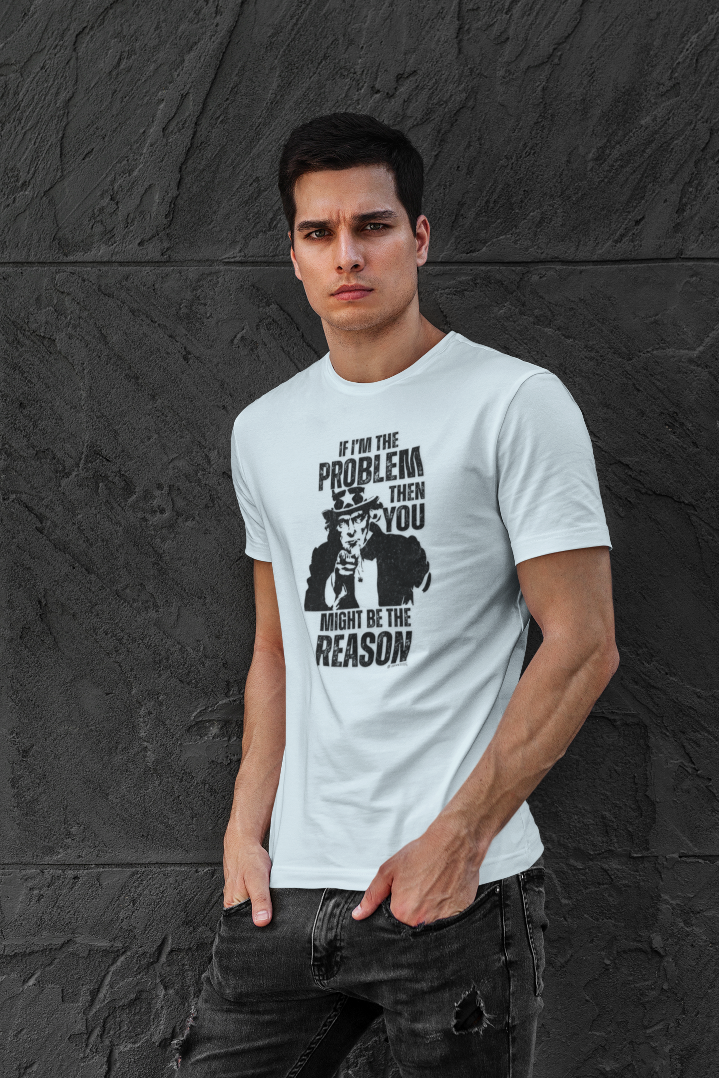 Graphic Tee Uncle Sam Hilarious Sarcastic T-shirt