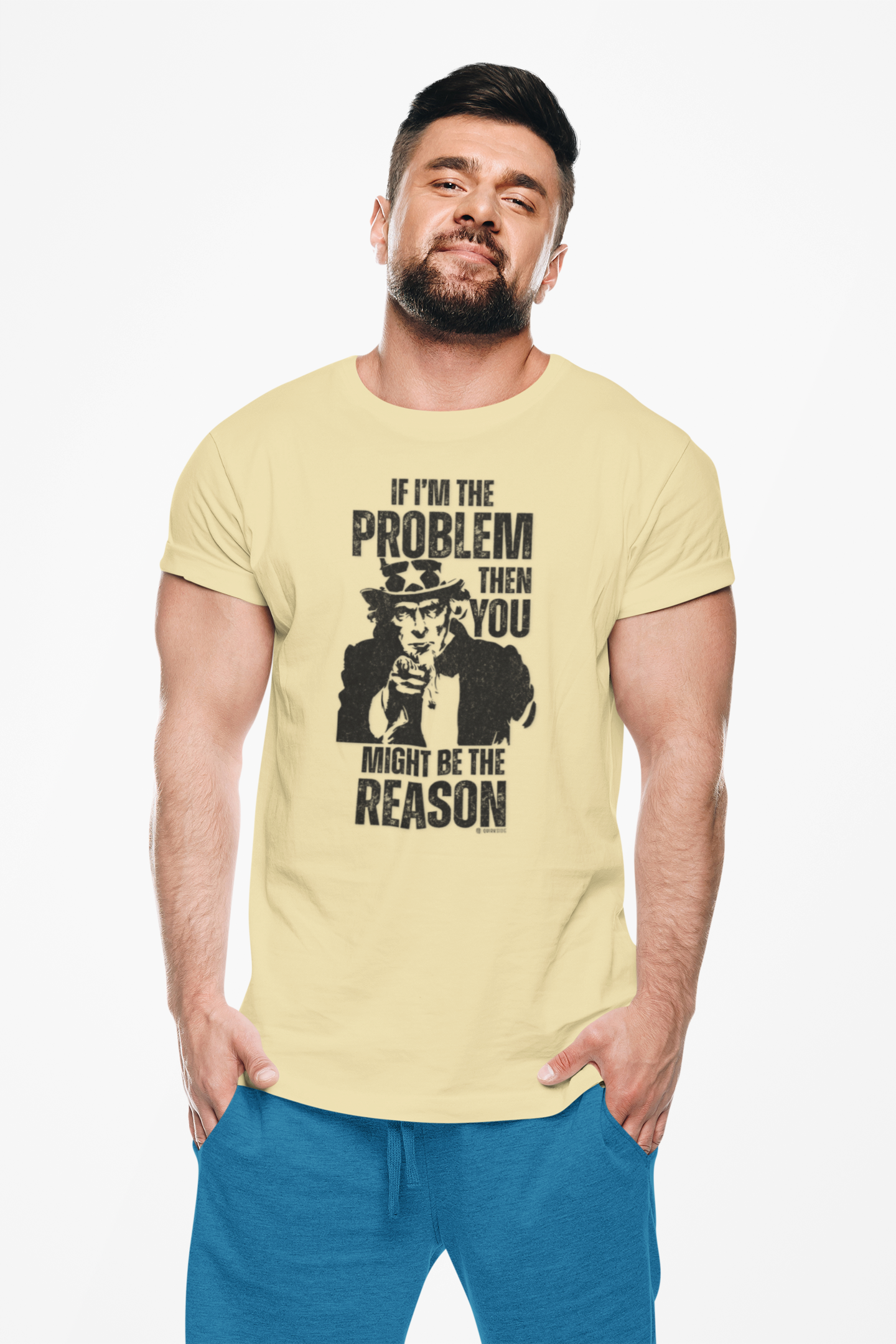 Graphic Tee Uncle Sam Hilarious Sarcastic T-shirt