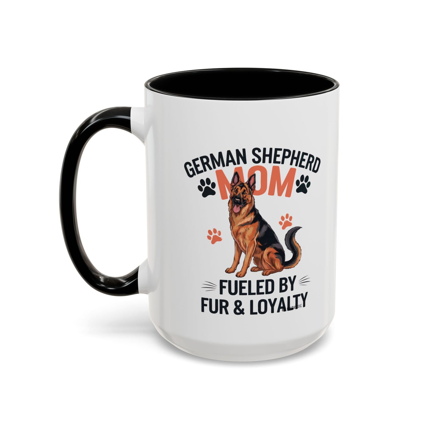 German Shepherd Mom Accent Coffee Mug: Perfect Gift for Dog Lovers, Pet Owners, Dog Enthusiasts, Animal Lovers