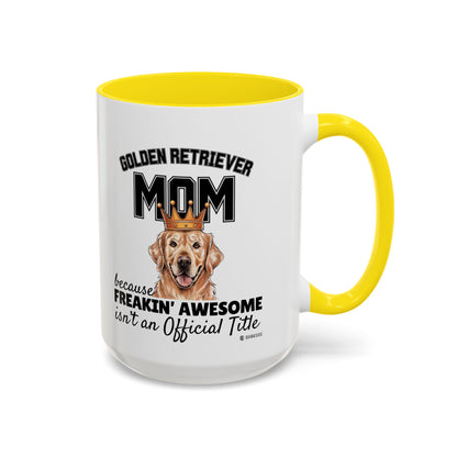 Golden Retriever Mom Coffee Mug - Perfect Gift for Dog Lovers, Pet Owners, Birthday, Mother's Day, Funny Dog Mom Mug