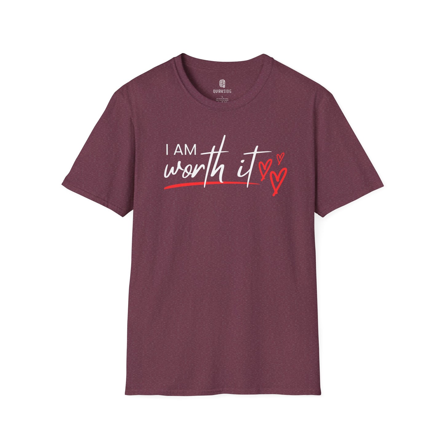 Inspirational Self-Worth Unisex T-Shirt, Self-Confidence Tee, Motivational Shirt, Empowering Graphic Top, Positive Quote Apparel - Quirkside Creations
