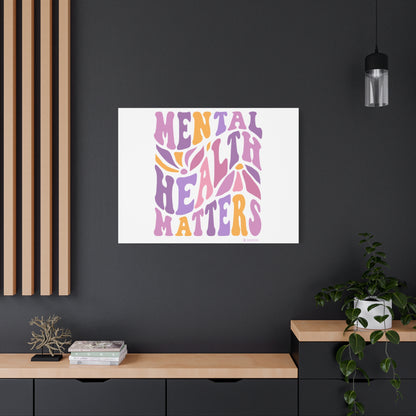 Mental Health Matters Canvas Art