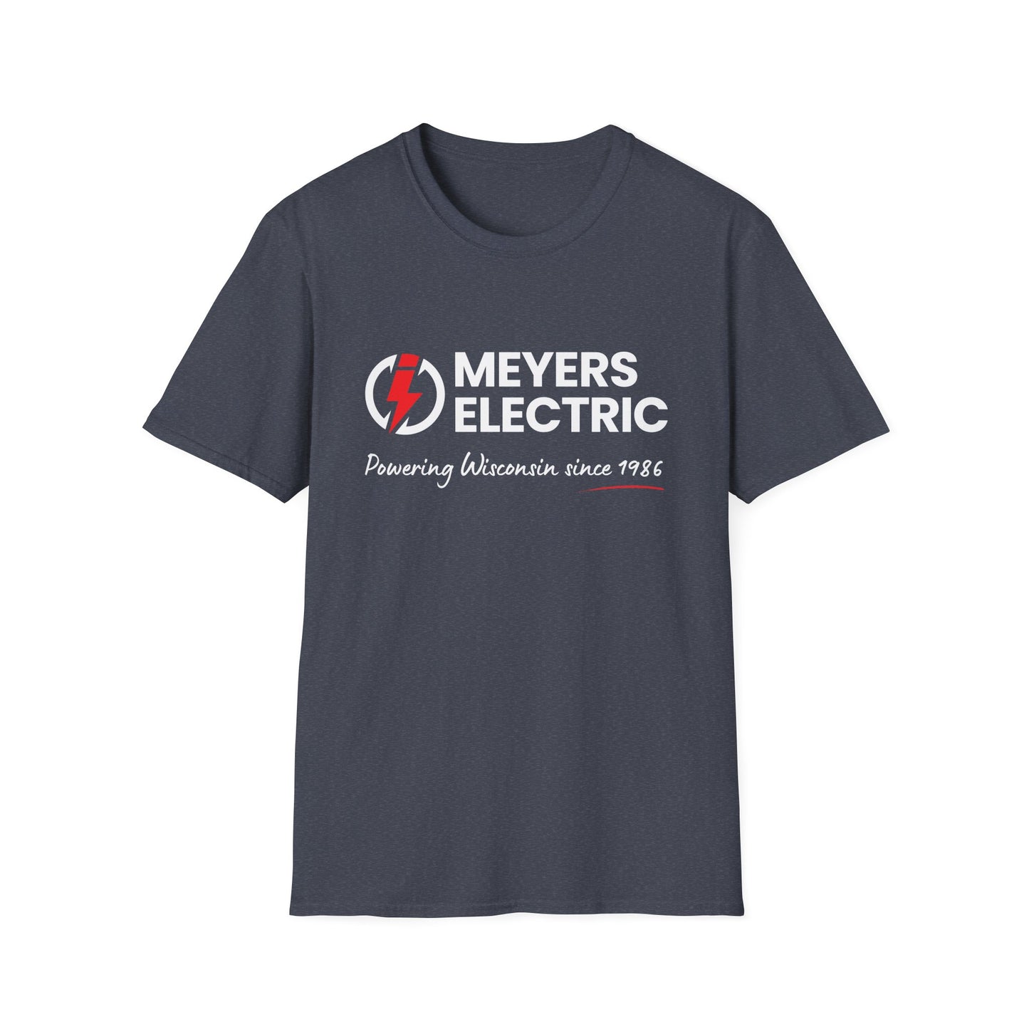 Meyers Electric Company T-Shirt — 'Powering Wisconsin Since 1986' Work Tee