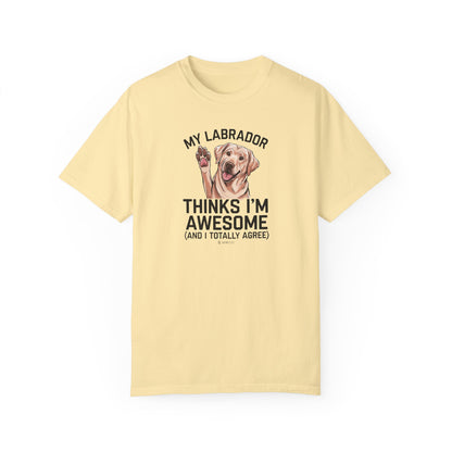 Labrador Retriever Unisex T-shirt, Dog Lover Tee, Parenting Shirt, Cute Pet Apparel, Animal Graphic Top