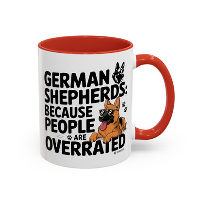 German Shepherds Coffee Mug - Funny Dog Lover Gift, Pet Parent Humor, Animal Lover Decor, Unique Holiday Present, Dog Breed Lovers