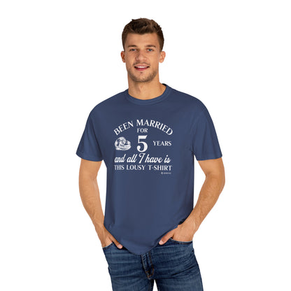 Hilarious Marriage Celebration T-shirt, Customizable Unisex Tee for Anniversary, Funny Gift, Humor Shirt, Wicked Sense of Humor Top