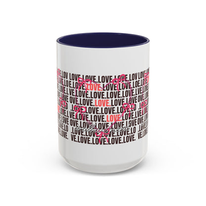 Romantic Love Coffee Mug - Perfect Gift for Anniversary, Valentine's Day, Wedding, Love-Themed Decor, Ceramic Drinkware