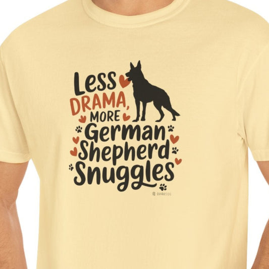 German Shepherd Dog Lover Unisex Garment-Dyed T-shirt, Parent Gift, Funny Dog Tee, Dog Mom Shirt, Gift for Dog Lovers