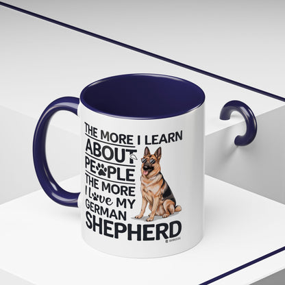 German Shepherd Love Coffee Mug, Dog Lover Gift, Pet Owner Mug, Birthday Gift, Animal Lover, Personalized Mug