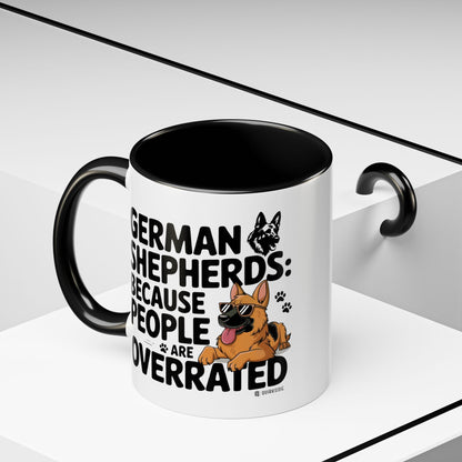 German Shepherds Coffee Mug - Funny Dog Lover Gift, Pet Parent Humor, Animal Lover Decor, Unique Holiday Present, Dog Breed Lovers