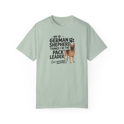 German Shepherd Dog Lover Unisex Garment-Dyed T-shirt, Parent Gift, Funny Dog Tee, Dog Mom Shirt, Gift for Dog Lovers