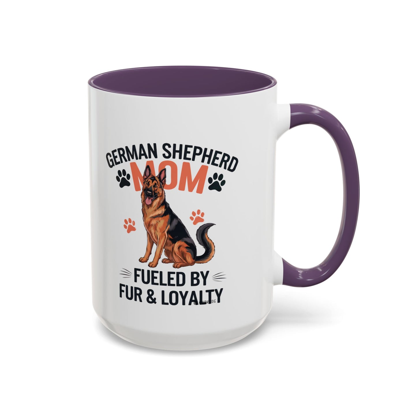 German Shepherd Mom Accent Coffee Mug: Perfect Gift for Dog Lovers, Pet Owners, Dog Enthusiasts, Animal Lovers