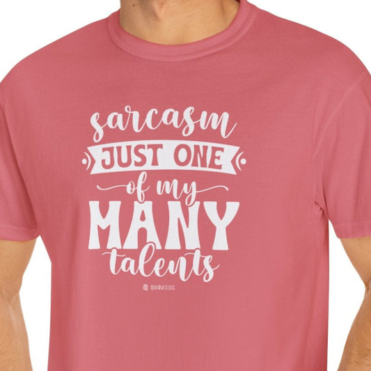 Funny Unisex Garment-Dyed T-shirt, Premium Sarcastic Tee, Humorous Adult Joke Top, Novelty Graphic Tee