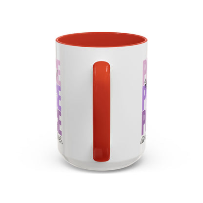 Peace and Love Accent Mug
