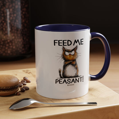 Sassy Cat Accent Coffee Mug | Funny Gift for Cat Lovers | Cute Home Coffee Mug | Unique Cat Mom Present | 11oz & 15oz Available