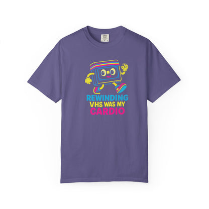 Retro VHS Cardio Unisex T-Shirt, Vintage Fitness Tee, Funny Gift, 80s Nostalgia Apparel, Movie Buff Shirt