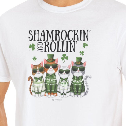 Irish Humor Unisex T-shirt, St Patricks Day Tee, Funny Irish Shirt, Shamrock Celebration Top, Green Clover Clothing