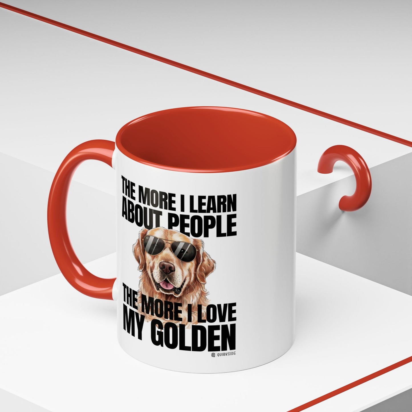 Golden Retriever Love Coffee Mug - Funny Dog Mug, Pet Owner Gift, Personalized Mug, Animal Lover Gift, Birthday Gift