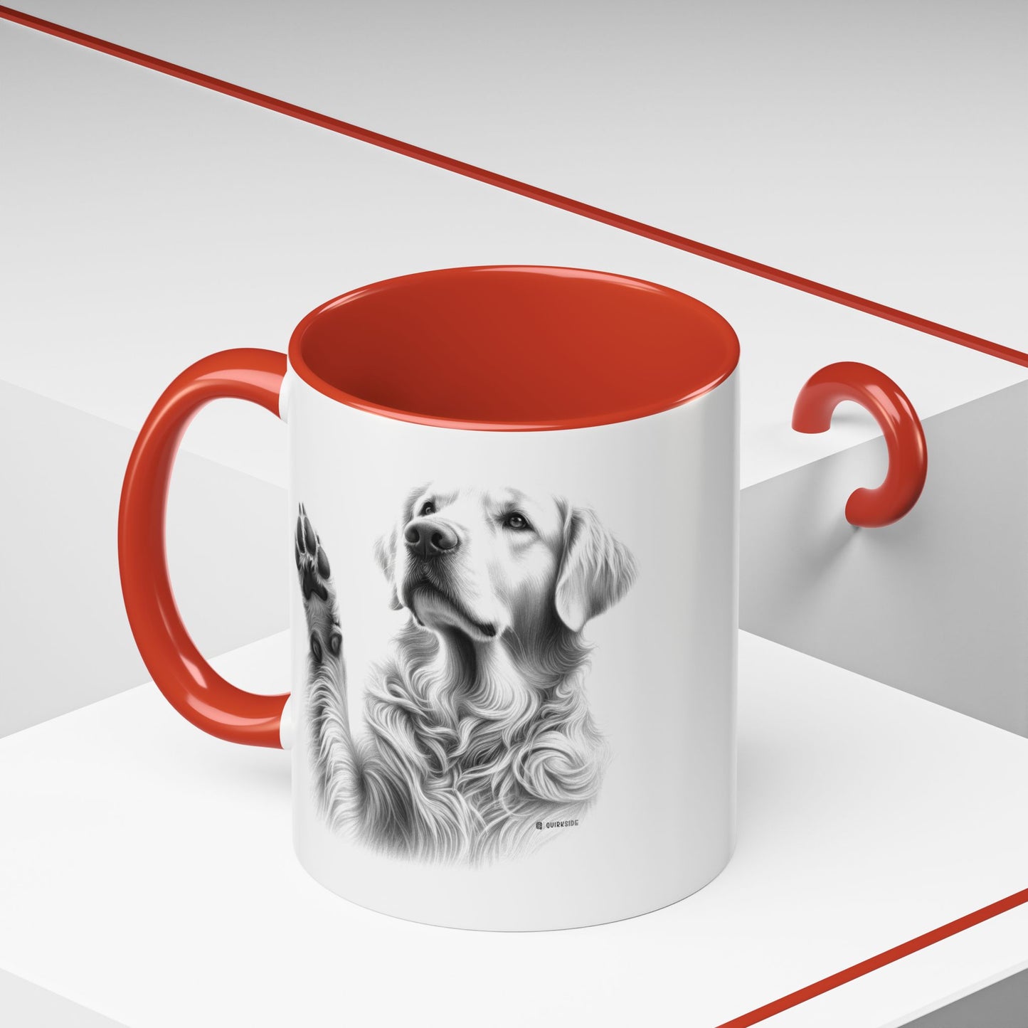 Elegant Pet Lover's Coffee Mug with Adorable Paw Prints, Dog Lover Gift, Customizable Ceramic Mug, Perfect for Pet Lovers, Home & [...]