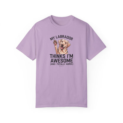 Labrador Retriever Unisex T-shirt, Dog Lover Tee, Parenting Shirt, Cute Pet Apparel, Animal Graphic Top