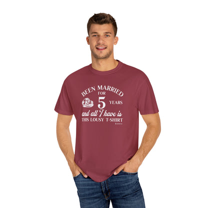 Hilarious Marriage Celebration T-shirt, Customizable Unisex Tee for Anniversary, Funny Gift, Humor Shirt, Wicked Sense of Humor Top
