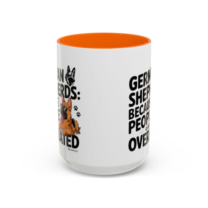 German Shepherds Coffee Mug - Funny Dog Lover Gift, Pet Parent Humor, Animal Lover Decor, Unique Holiday Present, Dog Breed Lovers