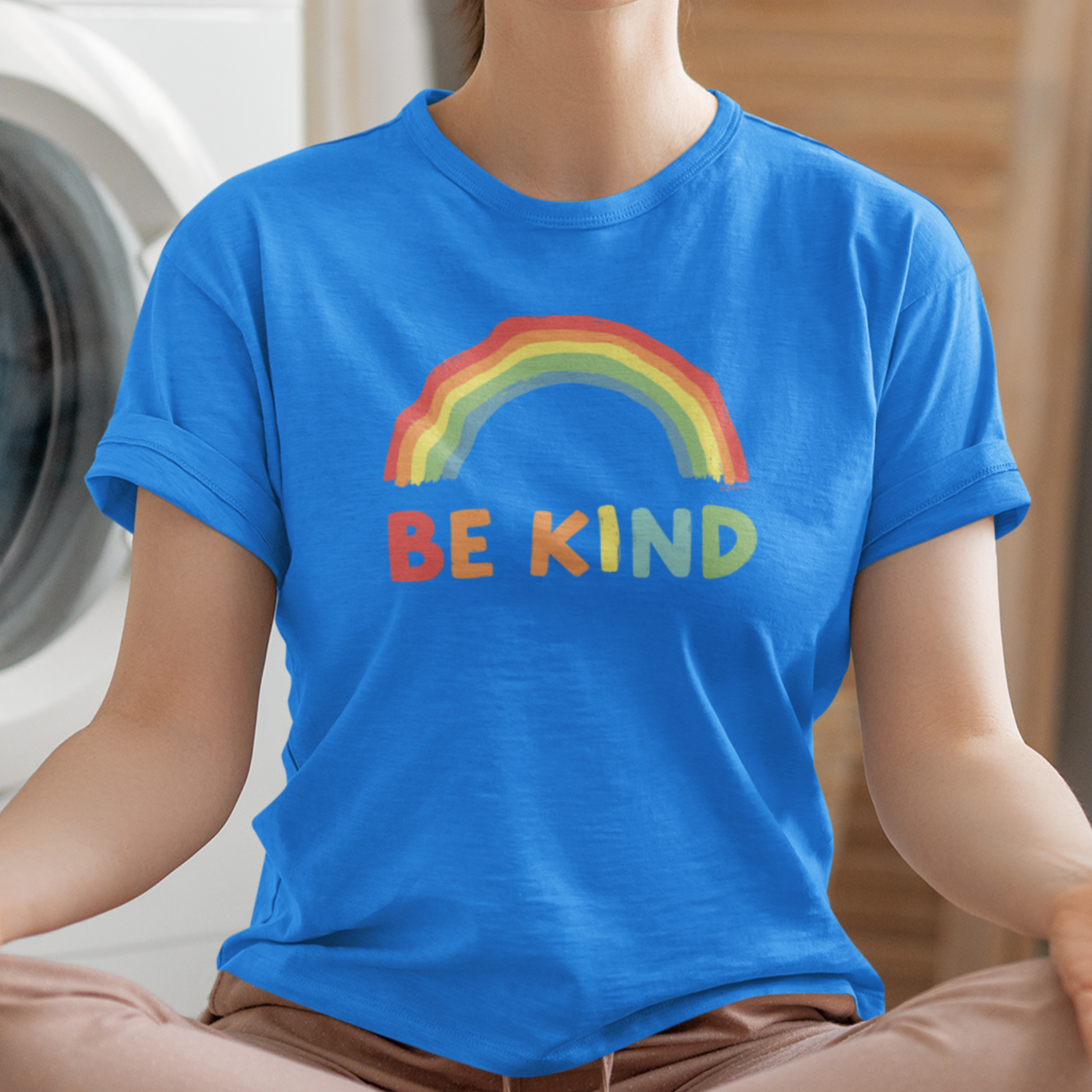 Kindness Promotion T-shirt, Positive Message Tee, Colorful Be Kind Shirt, Unisex Friendly Reminder Top, Inspirational Graphic Tee