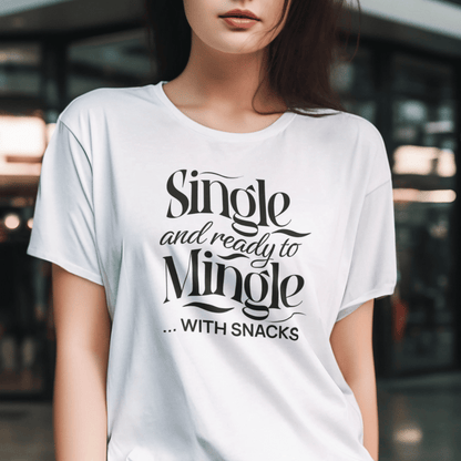 Funny Snack Lover Unisex Garment-Dyed T-shirt, Tee, Shirt, Foodie Gift, Humorous Relationship Graphic Top