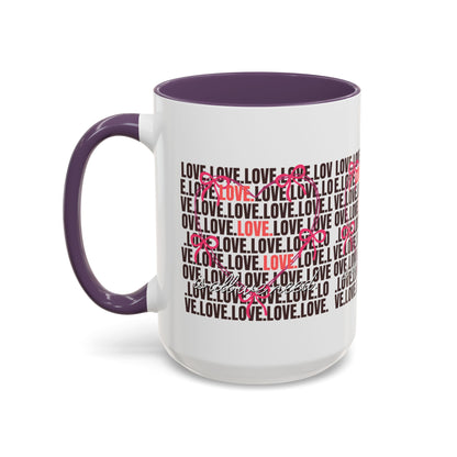 Romantic Love Coffee Mug - Perfect Gift for Anniversary, Valentine's Day, Wedding, Love-Themed Decor, Ceramic Drinkware