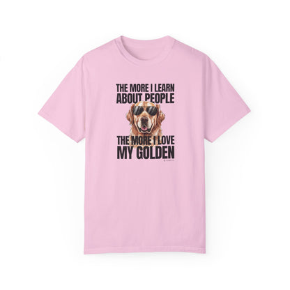 Golden Retriever Lover T-shirt, Unisex Dog Tee, Cute Puppy Parent Shirt, Fun Animal Graphic Top, Pet Owner Gift