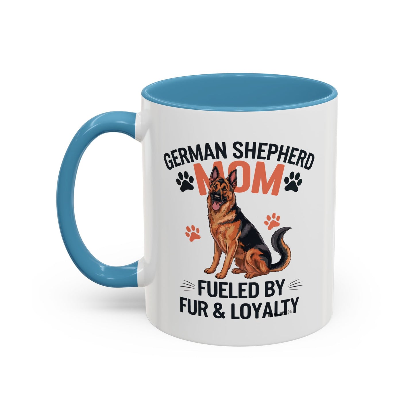 German Shepherd Mom Accent Coffee Mug: Perfect Gift for Dog Lovers, Pet Owners, Dog Enthusiasts, Animal Lovers