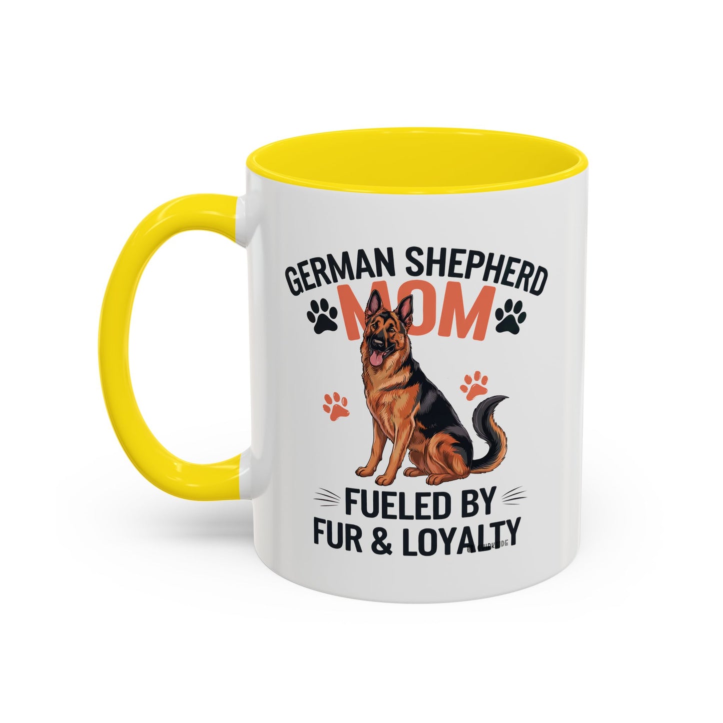 German Shepherd Mom Accent Coffee Mug: Perfect Gift for Dog Lovers, Pet Owners, Dog Enthusiasts, Animal Lovers